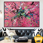 PINK SPLASH 100x137 cm