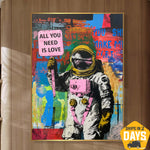 INTERGALACTIC LOVE MANIFESTO 130x100 cm